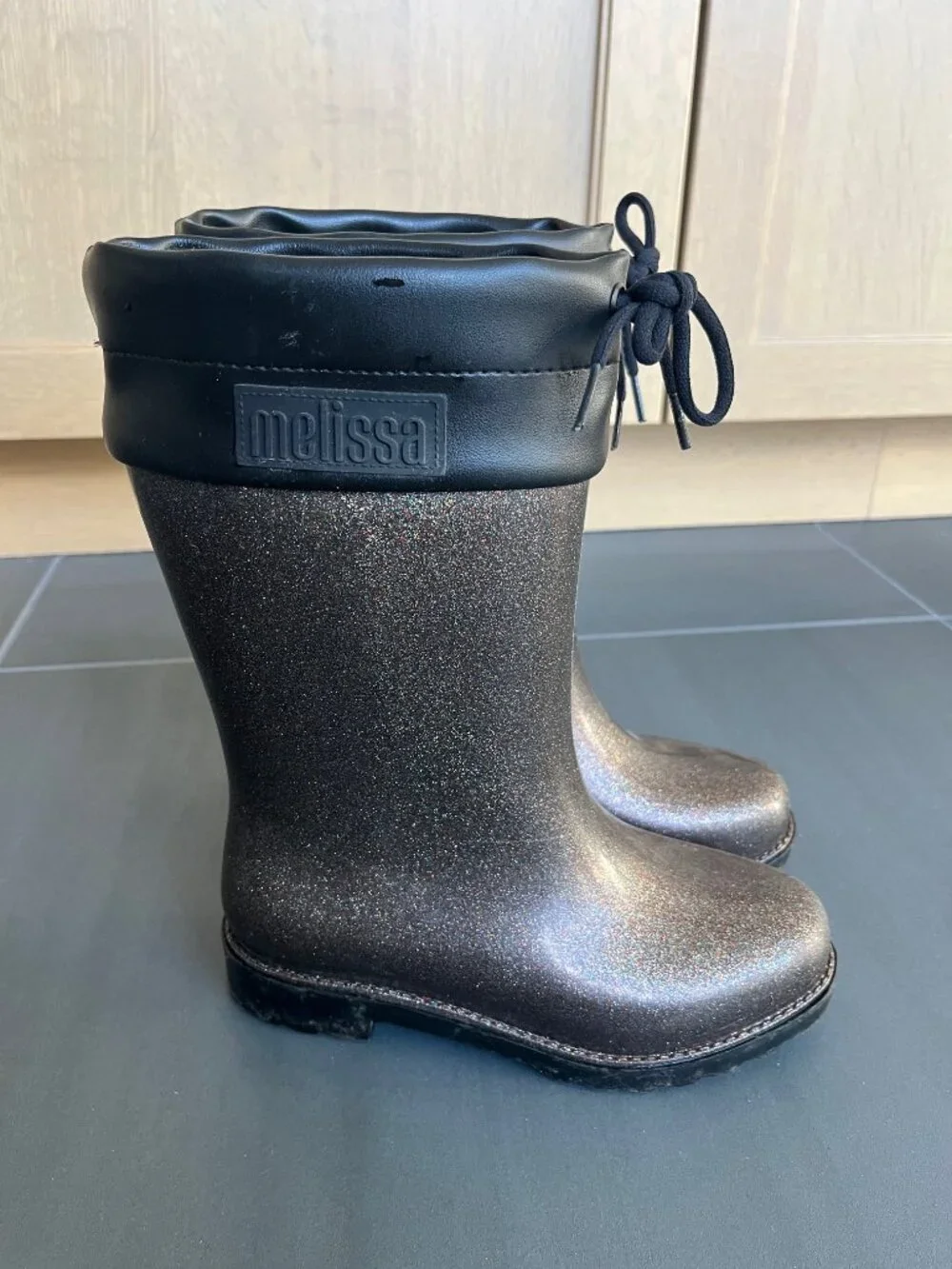 Mini Melissa Girls' Mel Rain Boots